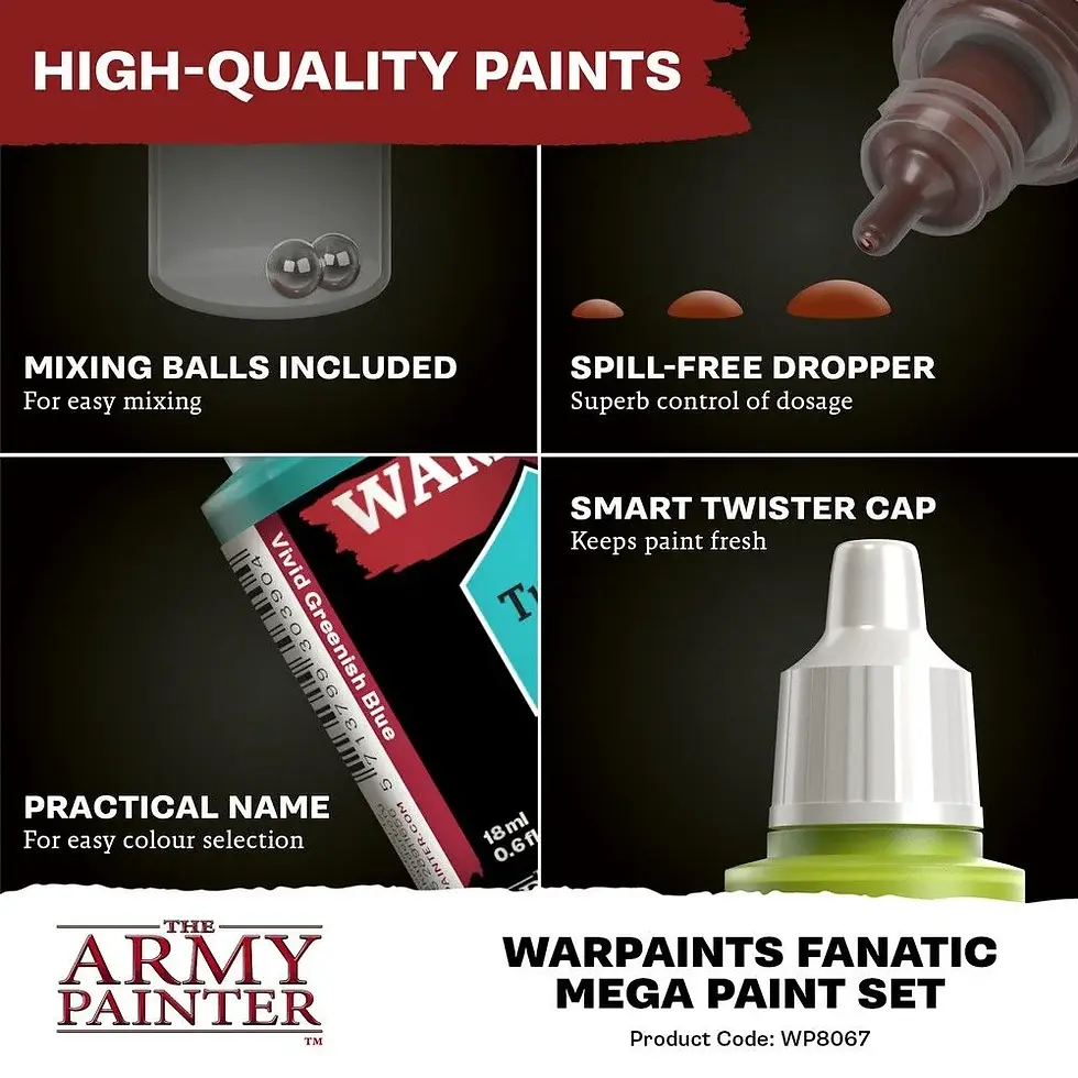 Miniature : Warpaints Fanatic Mega Paint Set