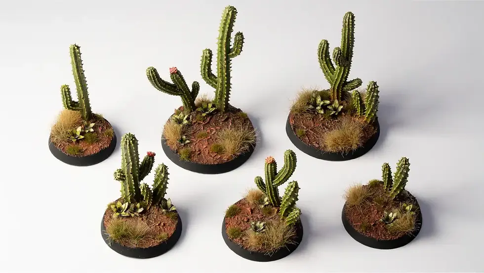 Miniature : GAMER GRASS - Basing Bits – Saguaro Cacti