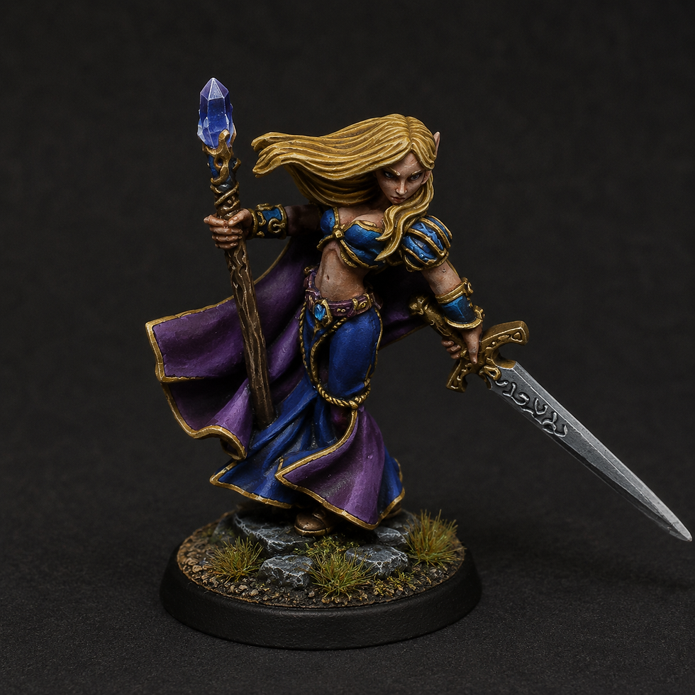 Miniature : Reaper 30127, Alastriel, Elf Wizard