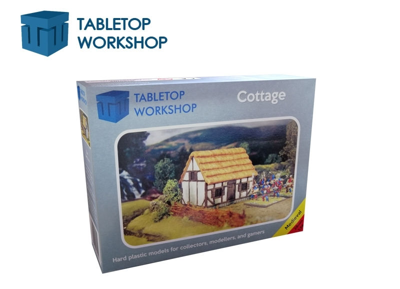 Miniature : Cottage Médiéval (Medieval Cottage) – Décor plastique 28 mm