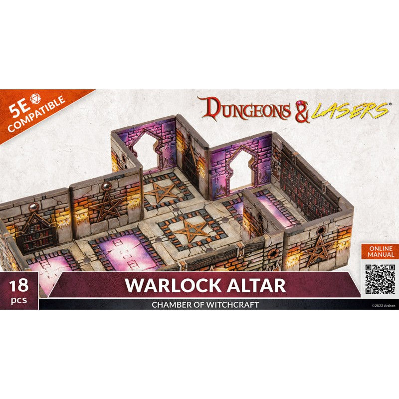 Miniature : Dungeons & lasers - Warlock altar