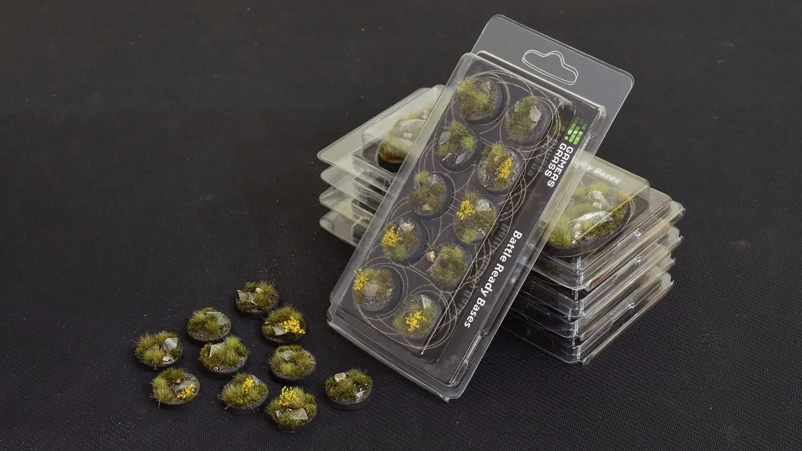 GAMER GRASS - Highland Bases, Round 25mm (x10)