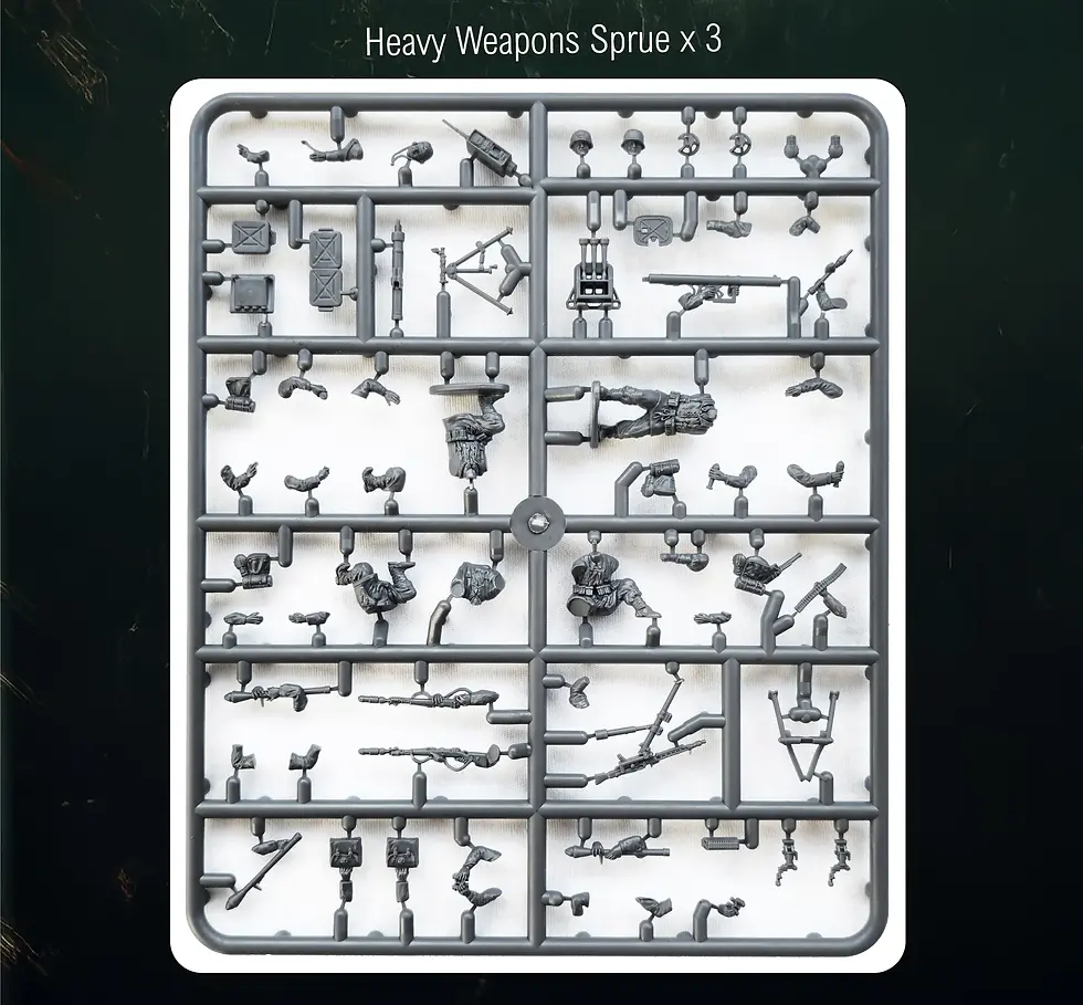 Miniature : Grappes - Victrix Miniatures VTXWW2-013 – German Heavy Weapons Support