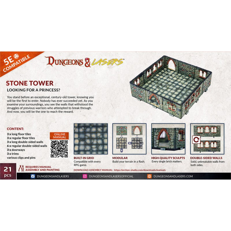 Miniature : Dungeons & lasers - Stone tower