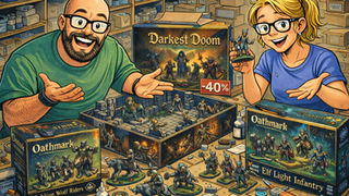 Nouveautés fraîchement invoquées chez Dragon Miniature : Darkest Doom en promo à 40% et de nouvelles grappes Oathmark en stock !