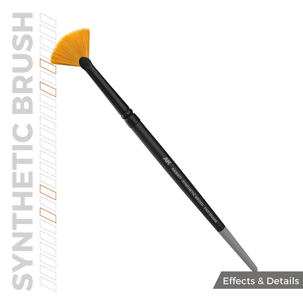 Thumbnail: AK SYNTHETIC BRUSH – FAN SHAPE