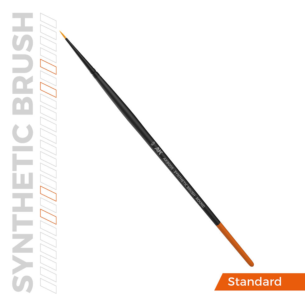 Thumbnail: AK SYNTHETIC BRUSH – ROUND 3/0