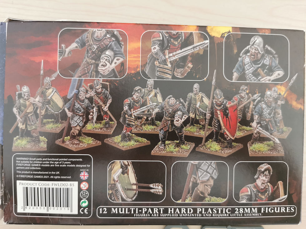 Miniature : GRAPPE FIREFORGE - Living Dead Warriors (x6) - (Forgotten World)