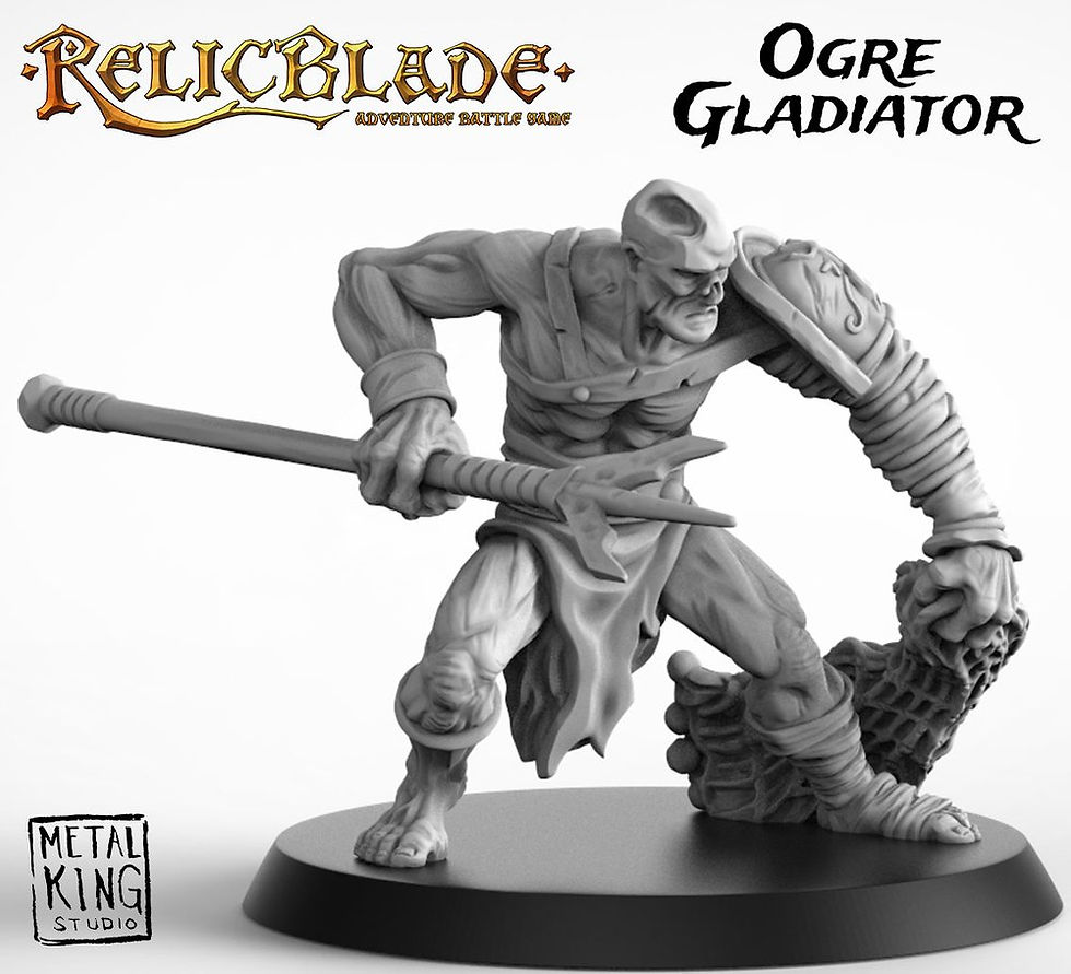 Miniature : Relic Blade - Ogre Rétiaire