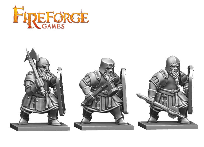 Miniature : FORGOTTEN WORLD - Dwarf Hammerers