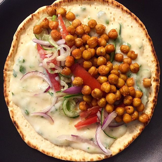 Chickpea gyros!!