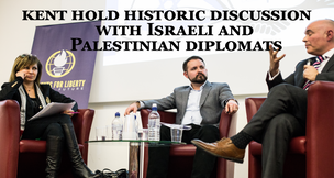 Kent hold historic discussion with Israeli and Palestinian diplomats