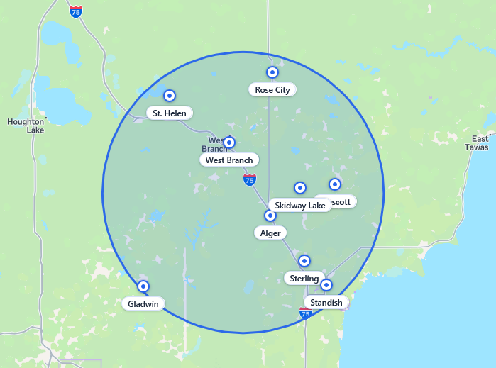 Service Area Map