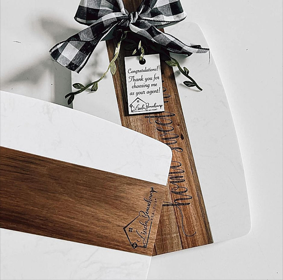 Thumbnail: Monogrammed Gift Basket