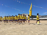 区民体育大会（スポ少紹介）
