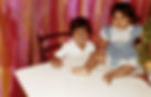 1985: With Ashi (sister)