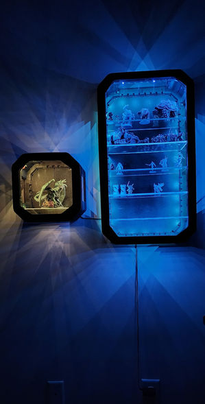 Modular 3D Printed Display Cases