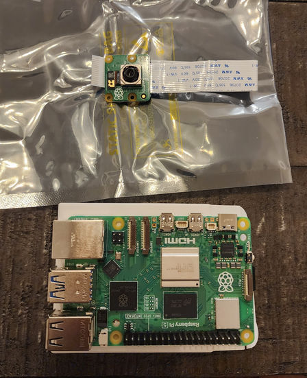 The project utilizes a Raspberry Pi 5 and Arducam Pi Camera Module 3.