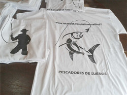 Remeras estampadas para pescadores clearance