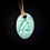 Thumbnail: #1216   Small Ichthus Medallion Necklace
