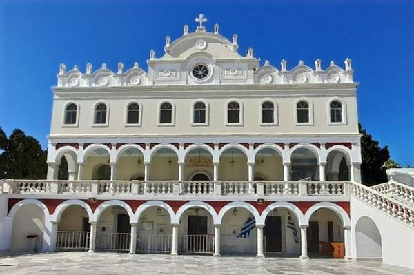 holy church of the virgin Mary Evangelistria Tinos