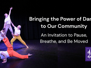 Support Our New Crowdfunder: Come to the Water – A Dance Project Rooted in Rest, Renewal & Community