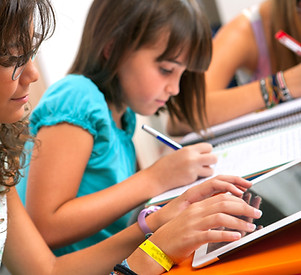 Girls Studying