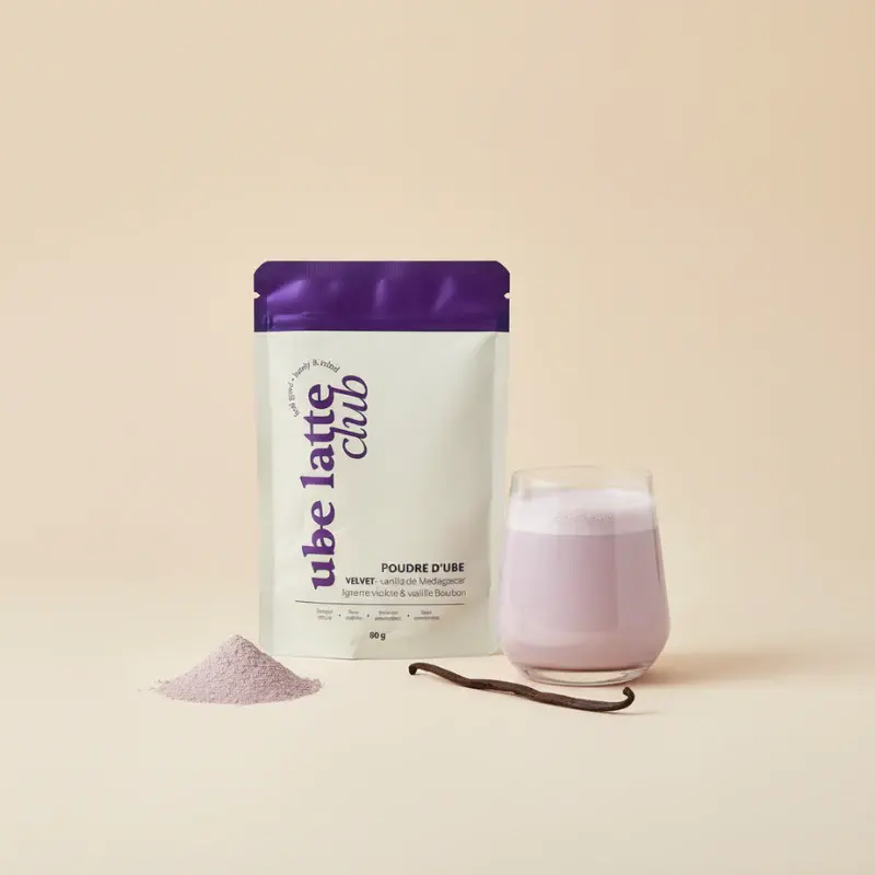 Ube Latte vanille