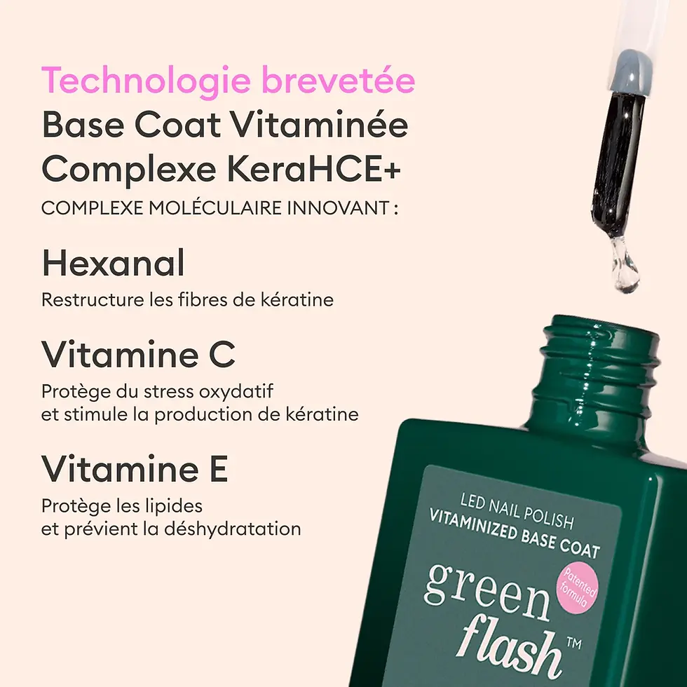 Miniature : Base Coat Vitaminée Green Flash - Manucurist