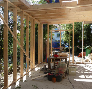 Verbouw, uitbouw, aanbouw, opbouw, dakopbouw