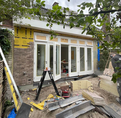 Verbouw, uitbouw, aanbouw, opbouw, dakopbouw