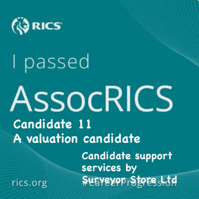 28 November 2025. AssocRICS success. A valuation candidate.