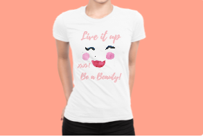 Thumbnail: Women's be a beauty t-shirt