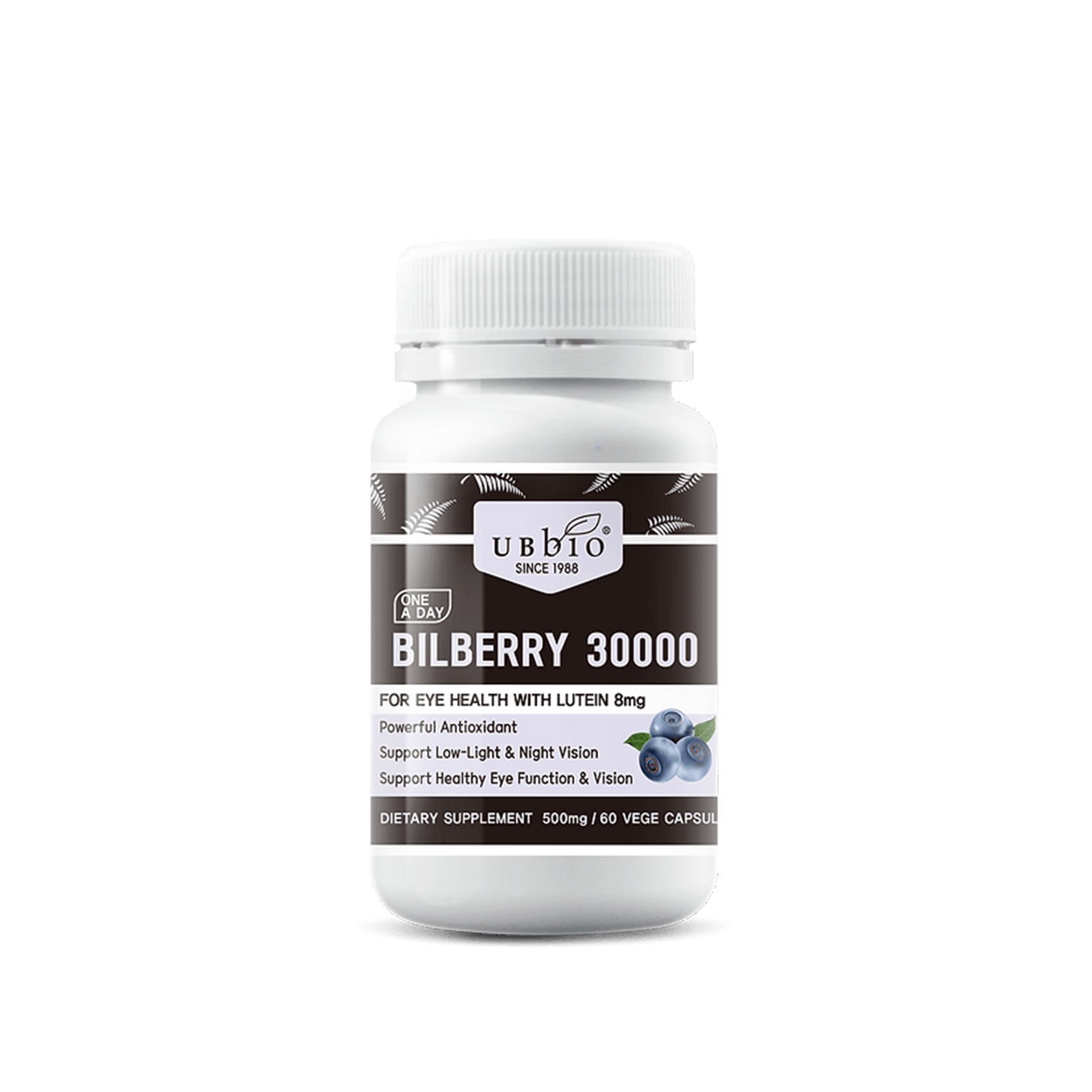 [UBbio] Bilberry 30000 (8 mg Lutein) 60 Vege Capsules