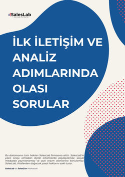 İlk İletişim ve Analiz Adımlarında Olası Sorular