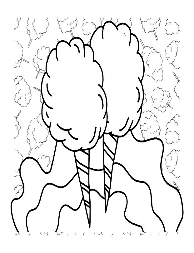 S.O.S. Cotton Candy Sweet Times Coloring Book | S.O.S. Cotton Candy