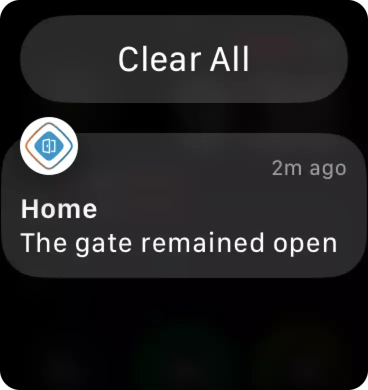 OPEN.ioting Apple Watch-Benachrichtigung
