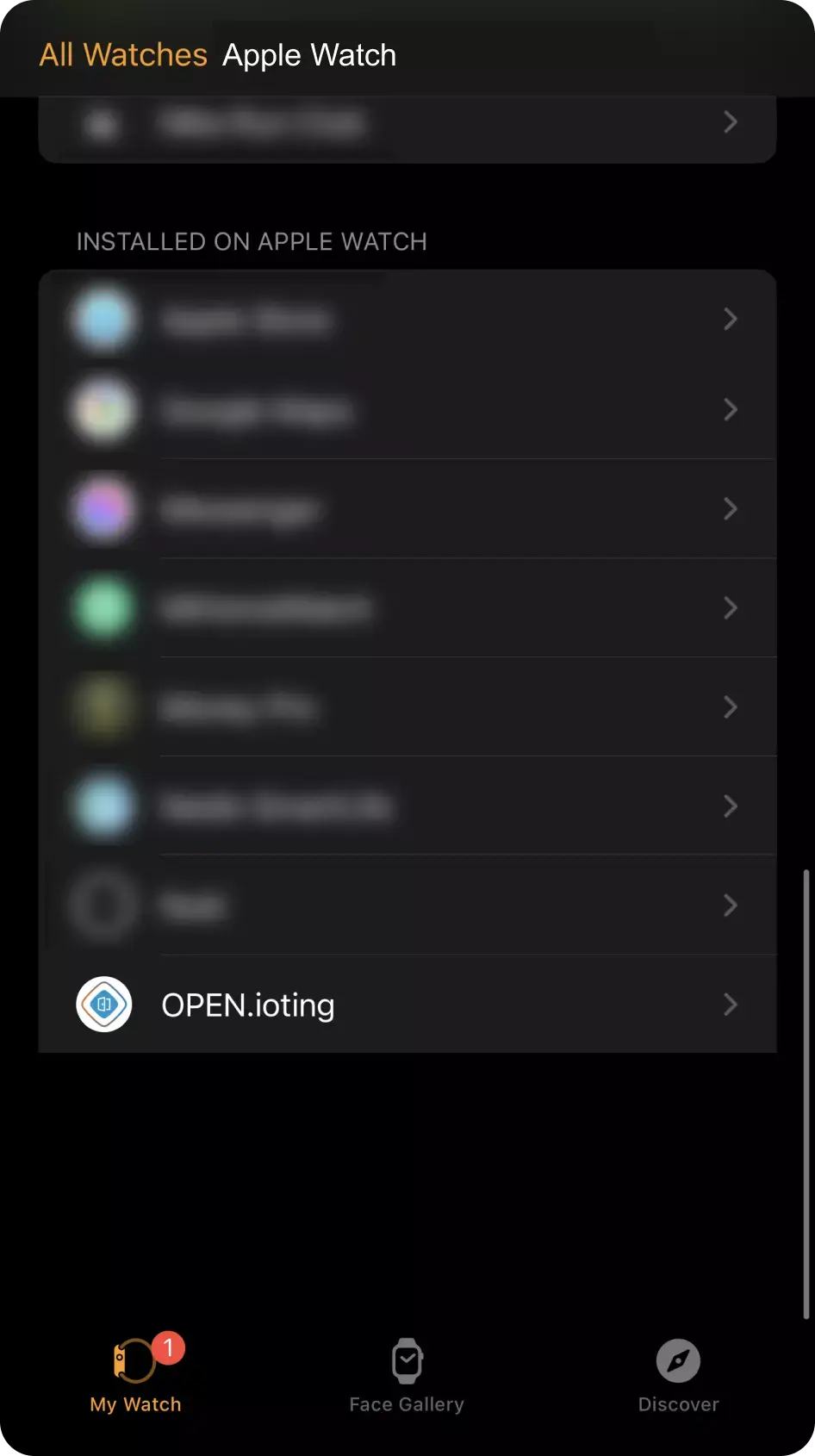 Apple watch set up in mobile