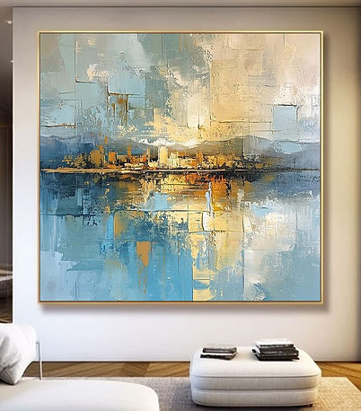 Abstract Cityscape_ Original Handmade Oil Painting.jpg