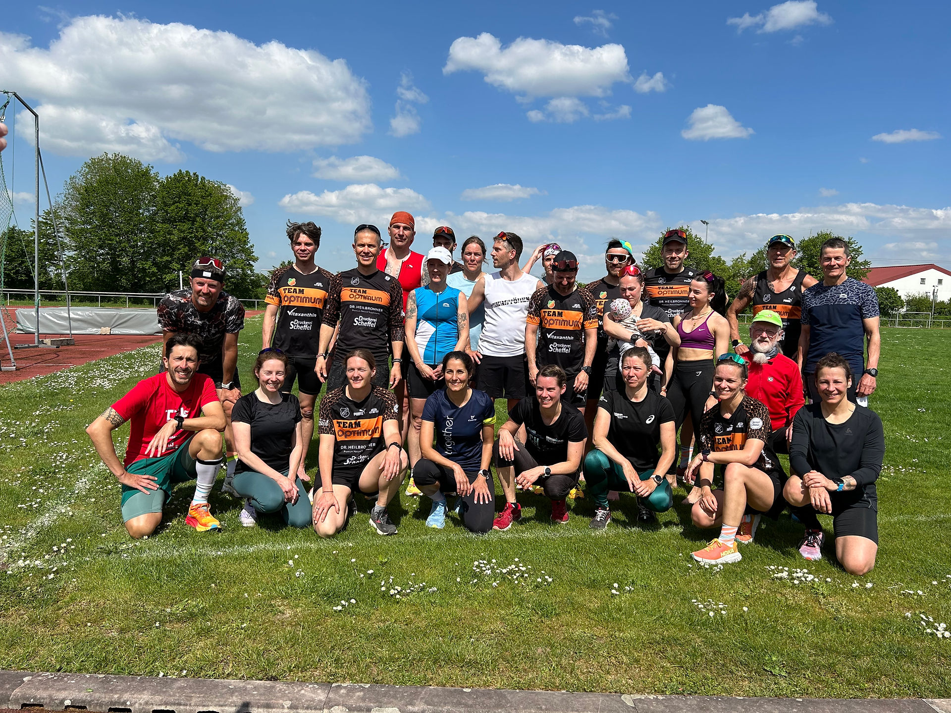 Gruppenbild von Sportgruppe