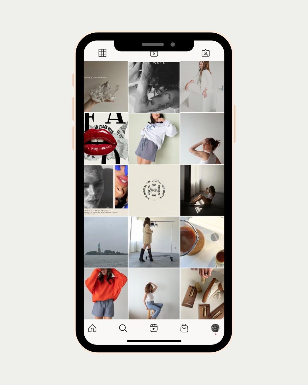 Beige Cozy Autumn Vibes Reminder Phone Notification Instagram Post .jpg