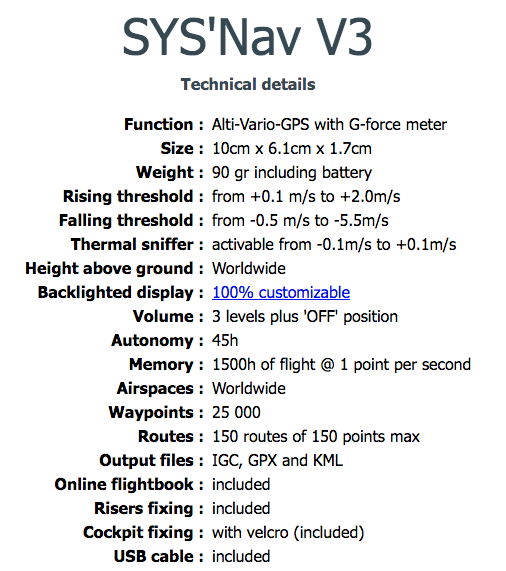 Thumbnail: Syride SYS'Nav V3