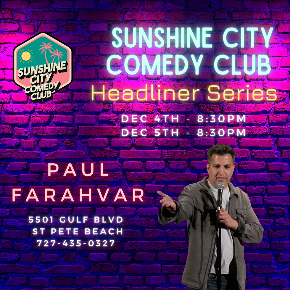 Headliner Paul Farahvar