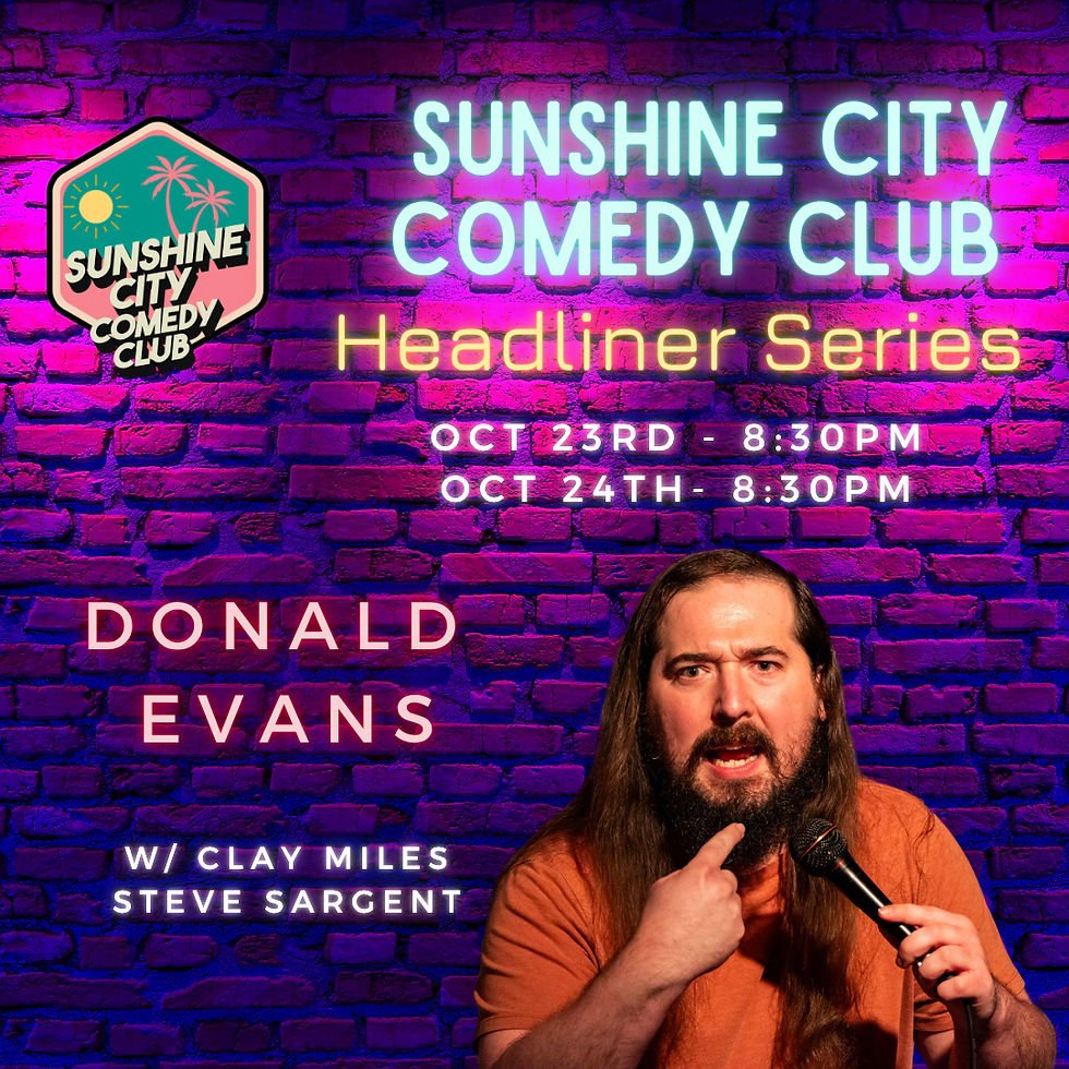 Headliner Donald Evans