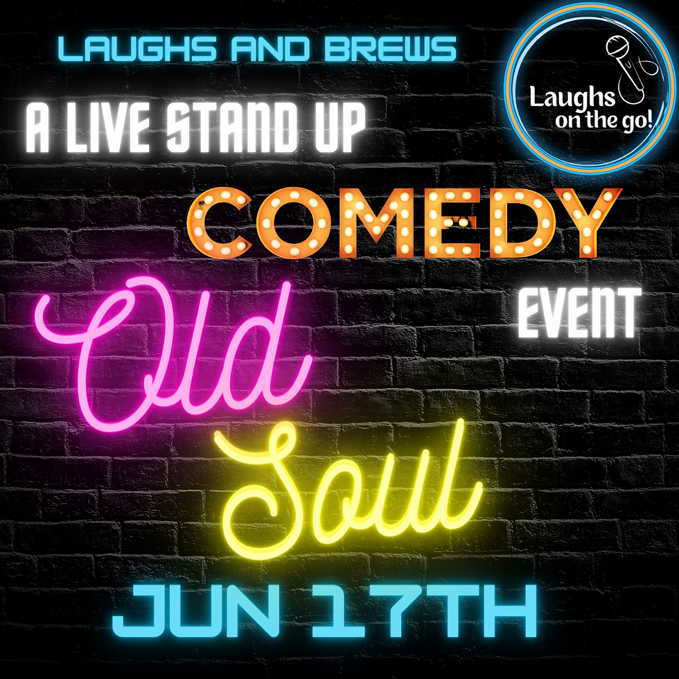 Laughs and Brews at Old Soul Two Shows 7pm and 9pm - A Live Stand Up Comedy Event