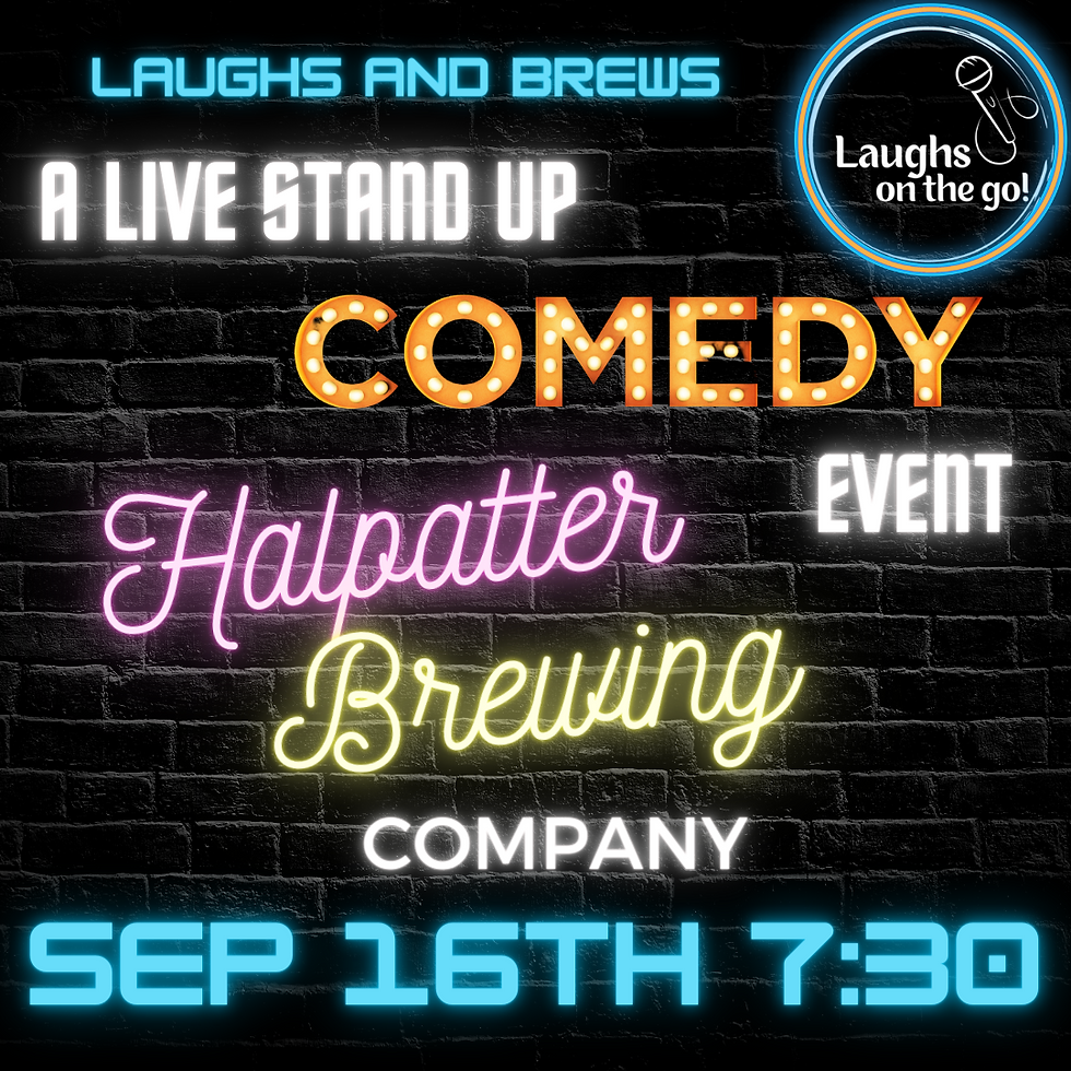 Laughs and Brews at Halpatter Brewing Co. - A Live Stand Up Comedy Event