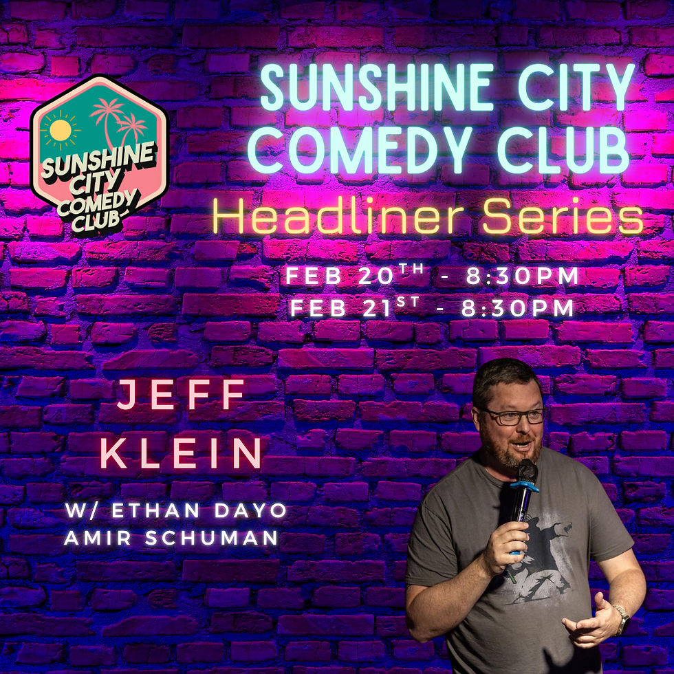 Headliner Jeff Klein