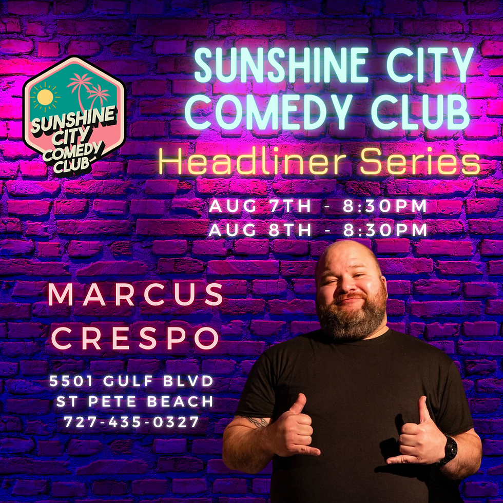 Headliner Marcus Crespo