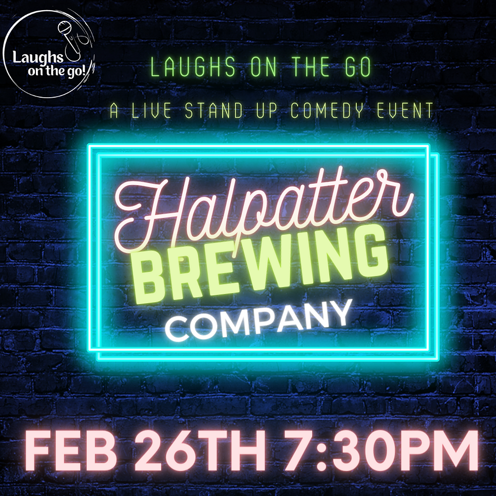 Laughs and Brews at Halpatter Brewing Co. - A Live Stand Up Comedy Event