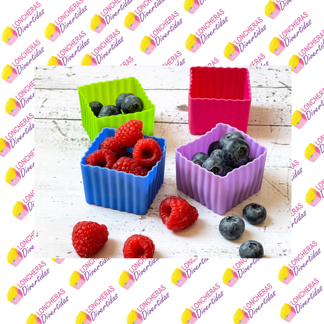 Set moldes cuadrados silicone Yumbox